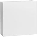 Steel enclosure, small, white