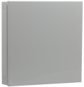 Steel enclosure, large, grey