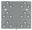 Mounting plate, 6 location 3-hole, 5 pcs